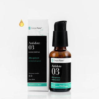 Soin hydratant apaisant peaux sensibles antidote 03