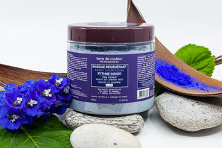 Soin naturel argile rythme indigo Salon Marie-Eve