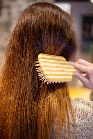Brosse démêlante en bambou