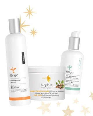Ensemble de produits hydratant de la gamme térapo produits québecois 