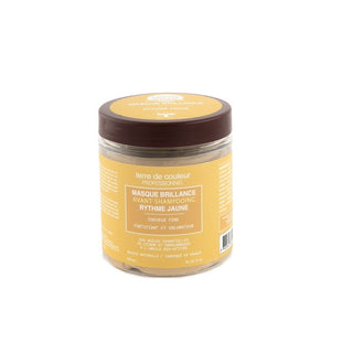 Masque d'argile rythme jaune
