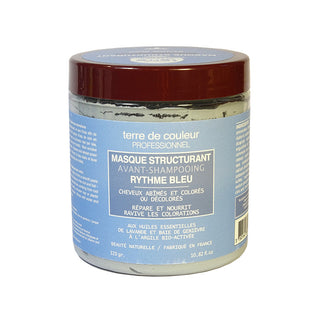 Masque d'argile rythme bleu